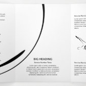 Pilates Pilates Pilates Abstract Pilates Drieluik Kaart (Binnenkant midden)