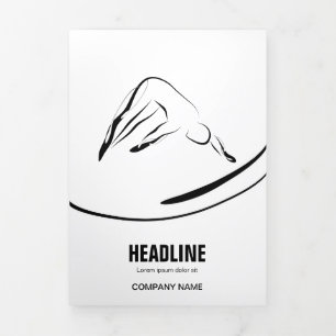 Pilates Pilates Pilates Abstract Pilates Drieluik Kaart