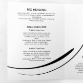 Pilates Pilates Pilates Abstract Pilates Drieluik Kaart (Binnenzijde eerst)