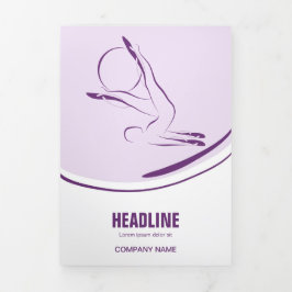 Pilates Pilates Pilates Abstract Pilates Drieluik Kaart