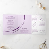 Pilates Pilates Pilates Abstract Pilates Drieluik Kaart (Binnen)