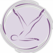 Pilates pose autocollant (Devant)