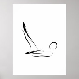 Pilates Pose Poster