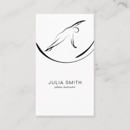 Pilates Pose Side Bend Visitekaartje