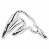 Pilates pose sticker (Voorkant)