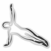 Pilates pose sticker (Voorkant)