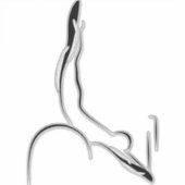 Pilates pose sticker (Voorkant)