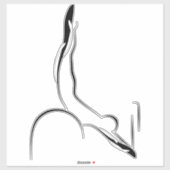 Pilates pose sticker (Vel)