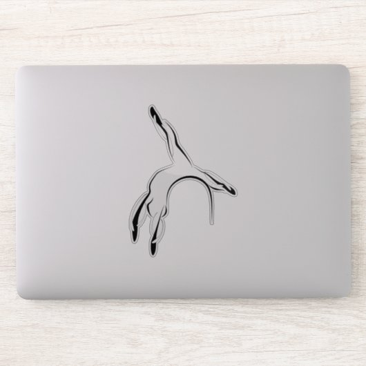 Pilates pose sticker (Computer)