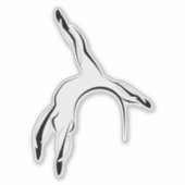 Pilates pose sticker (Voorkant)