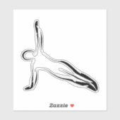 Pilates pose sticker (Vel)