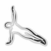 Pilates pose sticker (Voorkant)