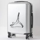 Pilates pose sticker (Koffer)