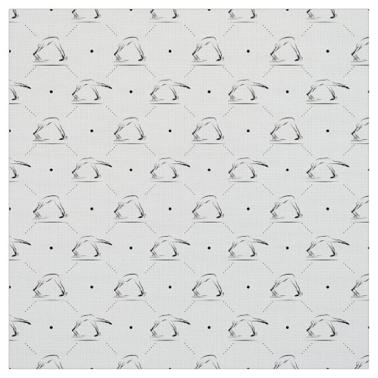 Pilates pose un tissu motif (Échantillon)