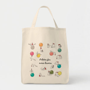 Pilates pour le sac d'amateurs de vin