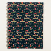 Pilates Reformer Santa Seamless Christmas Patterns Planner (Voorkant)