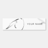Pilates Side Bend Pose Bumpersticker (Voorkant)