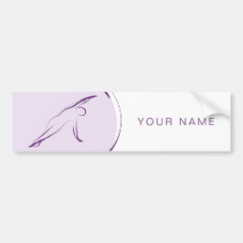 Pilates Side Bend Pose | Kleur Bumpersticker