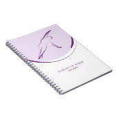 Pilates Side Bend Pose | Kleur Notitieboek (Rechterzijde)