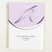 Pilates Side Bend Pose | Kleur Planner (Voorkant)