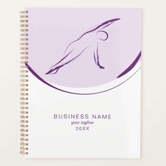 Pilates Side Bend Pose | Kleur Planner (Voorkant)