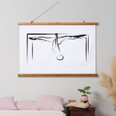 Pilates splitst Cadillac Pose Hangend Wandkleed (Slaapkamer)