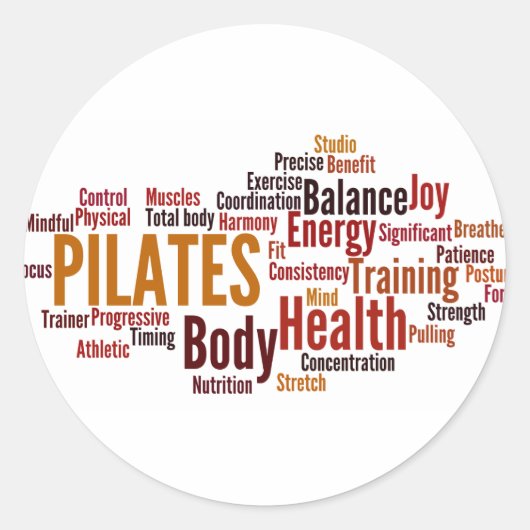 PILATES STICKER (Voorkant)