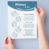 Pilates-studio Flyer (Hand)
