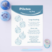 Pilates-studio Flyer (Enkel)