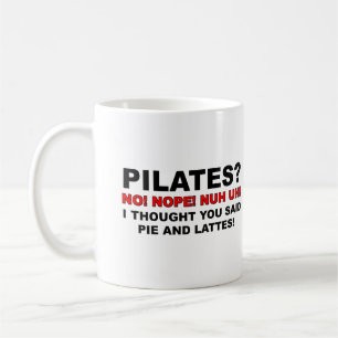 Pilates Taart En Lattes Grappige Mok