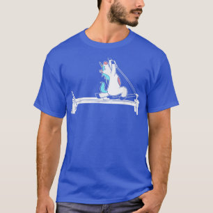Pilates Unicorn Fitness Oefening Training Meditati T-shirt