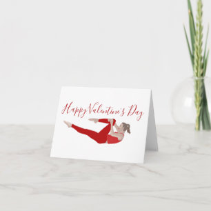 Pilates Valentijnsdag kaart