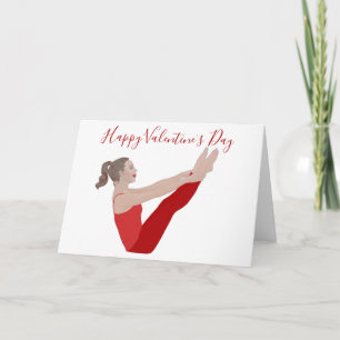 Pilates Valentijnsdag kaart