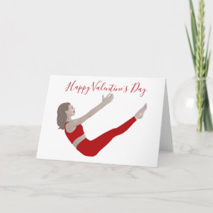 Pilates Valentijnskaart Kaart