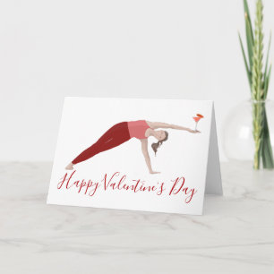 Pilates Valentijnskaart Kaart