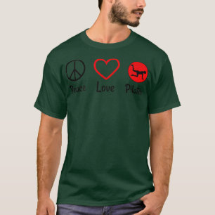 Pilates van de Vredesliefde Lover I Love Pilates 2 T-shirt