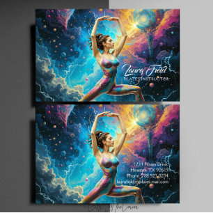 Pilates Yoga Instructor Cosmos Visitekaartje