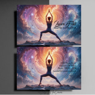 Pilates Yoga Instructor Cosmos Visitekaartje