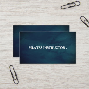 Pilates Yoga Instructor Teacher Visitekaartje