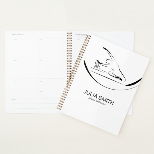 Pilates Zeemeermin op de hervormer Planner (Display)