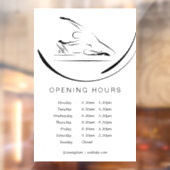 Pilates Zeemeermin op de hervormer Raamsticker (Vel 2)