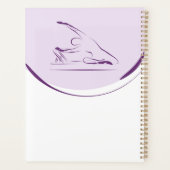 Pilates zeemeermin pose op de reformer | Kleur Planner (Achterkant)