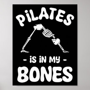 Pilates Zit In Mijn Botten Meditatie Halloween Poster
