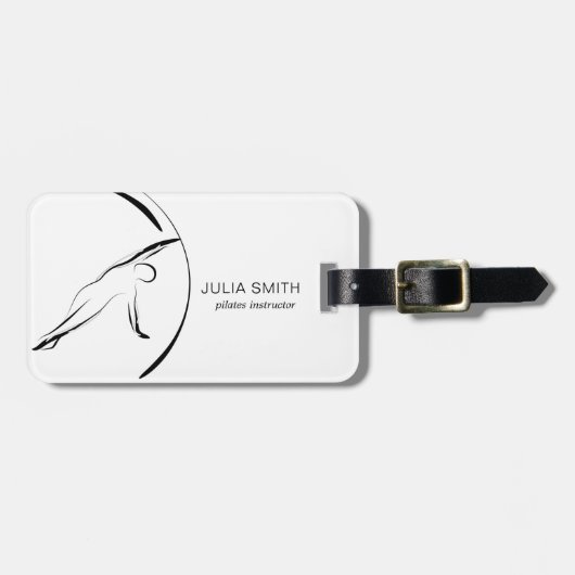 Pilateurs Pilates Pose Bagagelabel (Voorkant horizontaal)