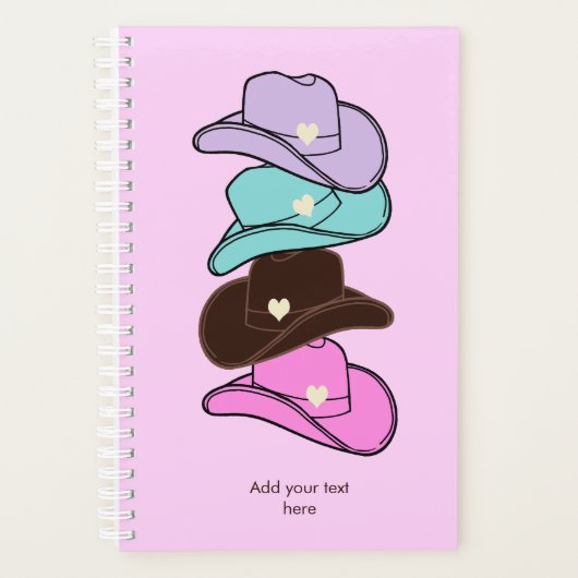 Pile Casquette Cowboy moderne rose (Devant)