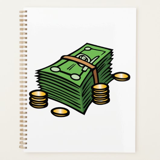 Pile d'argent avec pièces d'argent (Devant)