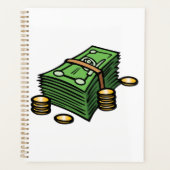 Pile d'argent avec pièces de monnaie (Devant)