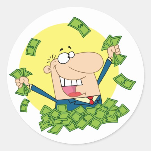 Pile d'argent Stickers (Devant)