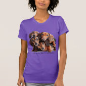 Pile de chiens vierges T-shirt (Devant)