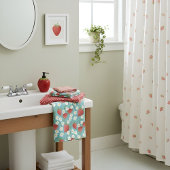 Pile de fraise bleu ciel